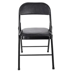Westerly 2 Pack Black Padded Metal Folding Chair For Home Of Office -Amazon Basics Furniture Shop 31fnspSuDNL