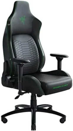 Razer Iskur XL Fabric Gaming Chair: Ergonomic Lumbar Support System - Ultra-Soft, Spill-Resistant Fabric Foam Cushions - 4D Armrests - Engineered To Carry- Foam Head Cushion - Dark Gray 16 Razer Iskur XL Fabric Gaming Chair: Ergonomic Lumbar Support System - Ultra-Soft, Spill-Resistant Fabric Foam Cushions - 4D Armrests - Engineered To Carry- Foam Head Cushion - Dark Gray -Amazon Basics Furniture Shop 31ht7Yx28 L. AC