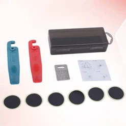 CLISPEED Tool Box Set Tool Box Set Rapair Multi-Function Kit Cycling Lever Tyre Patch Changing Bike Re Tool Tools Ra For Mountain Rasp Home Tire Black Shop Patch Kit Patch Kit -Amazon Basics Furniture Shop 31iDRBFTQIL