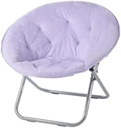 Urban Shop Faux Fur Saucer Chair With Metal Frame, One Size, Blush -Amazon Basics Furniture Shop 31ixEOEBpUL. AC