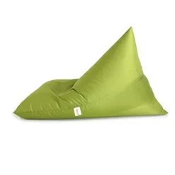 SATTVA 5ft Triangle Bean Bag For Adults - Big Bean Bag Covers Only (No Filling), Love Sack Bean Bag Oversized, All Weather Water Resistant Ultra Soft Zipper, For Dorm & Family Room (Green) -Amazon Basics Furniture Shop 31jvceHcZ9L