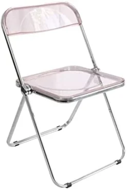 Inspirer Studio Contemporary Bauhaus Style Transparent Folding Chair (Clear) -Amazon Basics Furniture Shop 31kQv8draHL. AC