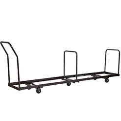 OEF Furnishings Folding Chair Dolly. Stores And Transports Chairs Measuring 15.25"-19"Width, 50 Chair Capacity