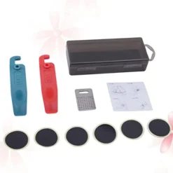 INOOMP Tool Box Set Tool Box Set Rapair Home Multi-Function Ra Rasp Bike Shop Mountain Tire Cycling Tools Black Patch Kit Changing For Tyre Tool Lever Re Tool Combo Kit Tool Combo Kit