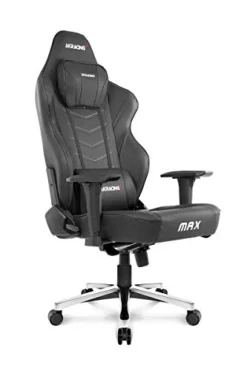 AKRacing Masters Series Max Gaming Chair With Wide Flat Seat, 400 Lbs Weight Limit, Rocker And Seat Height Adjustment Mechanisms - Black -Amazon Basics Furniture Shop 31pTkcRyYxL