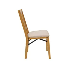 Meco STAKMORE Arts And Craft Folding Chair Oak Finish, Set Of 2, Wood -Amazon Basics Furniture Shop 31pVED41D3L