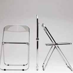 Inspirer Studio Contemporary Bauhaus Style Transparent Folding Chair (Clear) -Amazon Basics Furniture Shop 31pqORaI32L