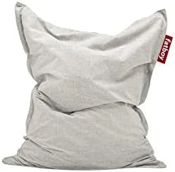 Fatboy Slim Outdoor Bean Bag Chair, Stripe Ocean Blue, Medium 3 Fatboy Slim Outdoor Bean Bag Chair, Stripe Ocean Blue, Medium - Image 3