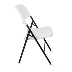 Amazon Basics Folding Plastic Chair With 350-Pound Capacity - 6-Pack, White -Amazon Basics Furniture Shop 31rWCfQAixS