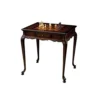 BOWERY HILL Traditional Solid Wood Game Table In Cherry Finish