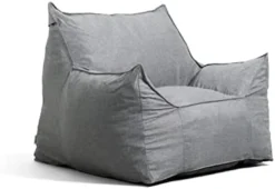 Big Joe Imperial Fufton Foam Filled Bean Bag Sofa With Removable Cover, Gray Union, 5ft Giant -Amazon Basics Furniture Shop 31xhz3WMCNL. AC
