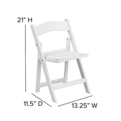 Flash Furniture HERCULES 10 Pack Kids White Resin Folding Event Party Chair With Vinyl Padded Seat -Amazon Basics Furniture Shop 31yB4dIkH9L