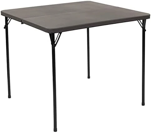 Flash Furniture 3-Foot Square Granite White Plastic Folding Table & Hercules™ Series Plastic Folding Chair - White - 4 Pack 650LB Weight Capacity Comfortable Event Chair-Lightweight Folding Chair 11 Flash Furniture 3-Foot Square Granite White Plastic Folding Table & Hercules™ Series Plastic Folding Chair - White - 4 Pack 650LB Weight Capacity Comfortable Event Chair-Lightweight Folding Chair - Image 11