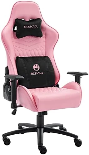 Resiova Gaming Chair Computer Office Gamer Chair With Lumbar Rest And Headrest Support,350lb Weight Capacity Metal Base Racing Style Pu Leather Ergonomic Desk Pc Chair… 10 Resiova Gaming Chair Computer Office Gamer Chair With Lumbar Rest And Headrest Support,350lb Weight Capacity Metal Base Racing Style Pu Leather Ergonomic Desk Pc Chair… - Image 10