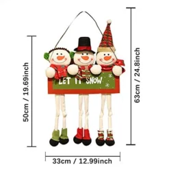 YIISU #nr92wv Christmas Decor Xmas Window Christmas Santa Party Door Decor -Amazon Basics Furniture Shop 41137boavYL