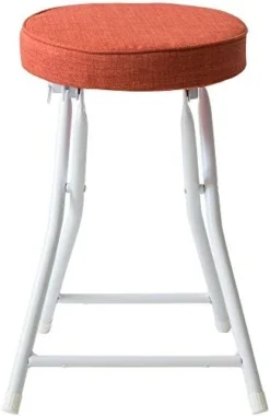Iris Plaza OTC-47 Folding Stool, Chair, Orange, (W X D X H): Approx. 13.0 X 11.8 X 18.1 Inches (33 X 30 X 46 Cm), Compact, Lightweight, Load Capacity 176.4 -Amazon Basics Furniture Shop 4114RdK90wL. AC