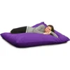 ULTIMATE SACK Ultimate Pillow: Giant Foam-Filled Furniture - Machine Washable Covers, Double Stitched Seams, Durable Inner Liner, And 100% Virgin Foam. Giant Pillow. (Purple, Suede)