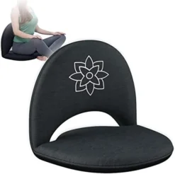 Mindful & Modern Meditation Chair | Adjustable Floor Chair With Back Support | Padded Floor Seat For Posture Support And Comfort | Portable Folds Flat For Storage | Indoor/Outdoor Use | Slate Grey 13 Mindful & Modern Meditation Chair | Adjustable Floor Chair With Back Support | Padded Floor Seat For Posture Support And Comfort | Portable Folds Flat For Storage | Indoor/Outdoor Use | Slate Grey -Amazon Basics Furniture Shop 4123rLnBmCL. AC