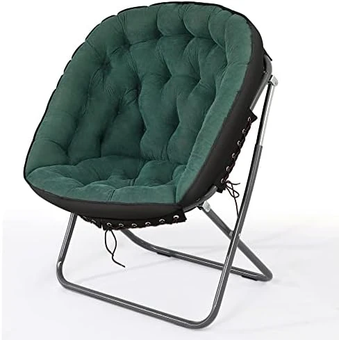 Iw I WISH Saucer Chair For Adults, Oversized Saucer Chair, Folding Saucer Chair, Bedroom Papasan Chair, Comfy Moon Chair (Grey) 8 Iw I WISH Saucer Chair For Adults, Oversized Saucer Chair, Folding Saucer Chair, Bedroom Papasan Chair, Comfy Moon Chair (Grey) - Image 8
