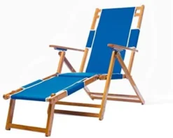 Frankford Umbrellas Heavy Duty Commercial Grade Oak Wooden Beach Chair Folding Wood Chaise Lounger -Amazon Basics Furniture Shop 412GEdhxL. AC