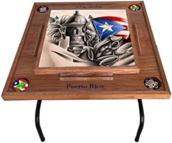 Latinos R Us Puerto Rico Domino Table Símbolos Bóricua 12 Latinos R Us Puerto Rico Domino Table Símbolos Bóricua -Amazon Basics Furniture Shop 412N4aBCML. AC