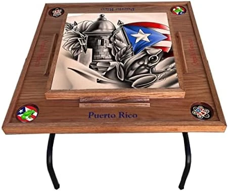 Latinos R Us Puerto Rico Domino Table Símbolos Bóricua 5 Latinos R Us Puerto Rico Domino Table Símbolos Bóricua - Image 5