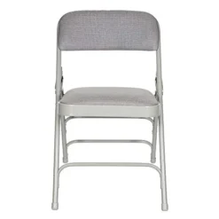 OEF Furnishings Premium Fabric Upholstered Steel Folding Chairs, 4 Pack, Grey 11 OEF Furnishings Premium Fabric Upholstered Steel Folding Chairs, 4 Pack, Grey -Amazon Basics Furniture Shop 41344xr1apL