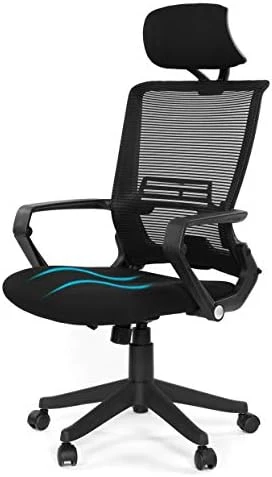 ErgoHQ ImpecGear Mesh Back/Fabric Seats W/Black Frame Easy Folding Fold Out Chairs (Kairo Black With Headrest) 14 ErgoHQ ImpecGear Mesh Back/Fabric Seats W/Black Frame Easy Folding Fold Out Chairs (Kairo Black With Headrest) - Image 14