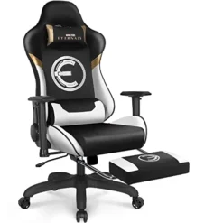 Marvel Eternals Gaming Chair Desk Office Computer Racing Chairs - Adults Gamer Ergonomic Game Footrest Reclining High Back Support Racer Leather Foot Rest (Eternals)