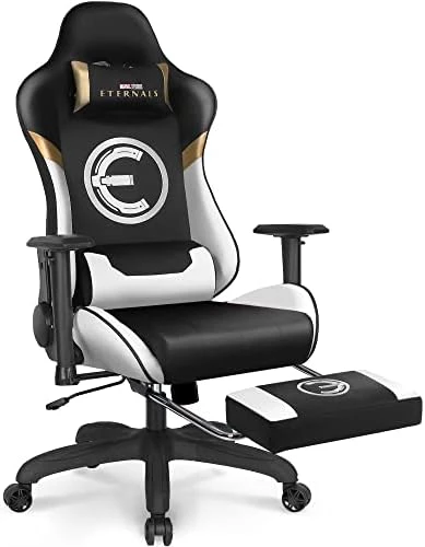 Marvel Eternals Gaming Chair Desk Office Computer Racing Chairs - Adults Gamer Ergonomic Game Footrest Reclining High Back Support Racer Leather Foot Rest (Eternals) 5 Marvel Eternals Gaming Chair Desk Office Computer Racing Chairs - Adults Gamer Ergonomic Game Footrest Reclining High Back Support Racer Leather Foot Rest (Eternals) - Image 5
