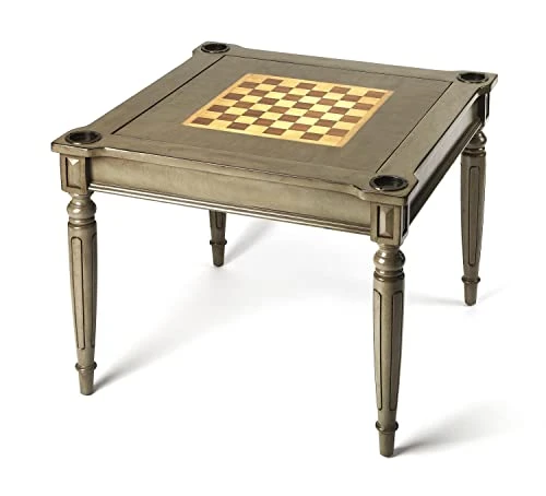 Butler Vincent Silver Satin Multi Game Table 1 Butler Vincent Silver Satin Multi Game Table