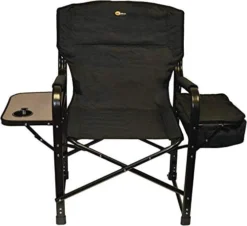 Faulkner 49580 El Capitan Folding Director Chair With Tray And Cooler Bag, Black -Amazon Basics Furniture Shop 417DLaq9ylL. AC
