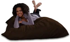 Sofa Sack - Plush, Ultra Soft Bean Bag Chair - Memory Foam Bean Bag Chair With Microsuede Cover - Stuffed Foam Filled Furniture And Accessories For Dorm Room - Charcoal 22 Sofa Sack - Plush, Ultra Soft Bean Bag Chair - Memory Foam Bean Bag Chair With Microsuede Cover - Stuffed Foam Filled Furniture And Accessories For Dorm Room - Charcoal -Amazon Basics Furniture Shop 418Yu39c90L. AC