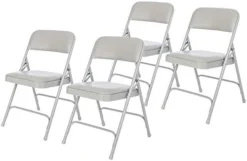 OEF Furnishings (4 Pack Premium Vinyl Padded Folding Chair, Blue -Amazon Basics Furniture Shop 418dhhe6v3L. AC