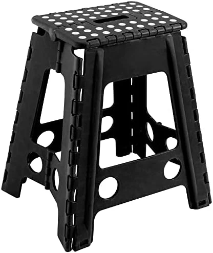 Titiroba 22AA001 Folding Step Stool, Step Stool, Height 8.7 Inches (22 Cm), Car Wash, Fishing, Indoor, Outdoor, Load Capacity 220.5 Lbs (100 Kg), Non-Slip, Folding Chair, Black 7 Titiroba 22AA001 Folding Step Stool, Step Stool, Height 8.7 Inches (22 Cm), Car Wash, Fishing, Indoor, Outdoor, Load Capacity 220.5 Lbs (100 Kg), Non-Slip, Folding Chair, Black - Image 7