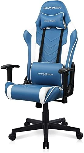 DXRacer P Series Gaming Chair, Premium PVC Leather Racing Style Office Computer Seat Recliner With Ergonomic Headrest And Lumbar Support, Black 10 DXRacer P Series Gaming Chair, Premium PVC Leather Racing Style Office Computer Seat Recliner With Ergonomic Headrest And Lumbar Support, Black - Image 10