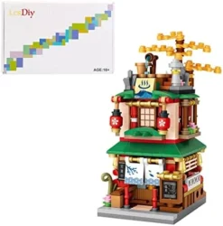 JoySeed Japanese Kimono Shop House Building Blocks Set Street View Modular Building Kit Mini Bricks NOT Compatible With Lego Architecture Creator City - 418pcs -Amazon Basics Furniture Shop 419BR8HYiPL. AC