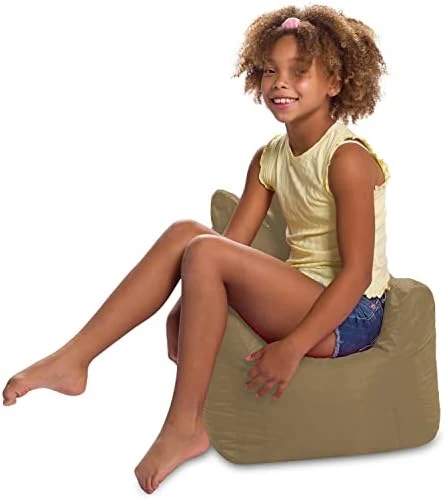 Posh Creations Structured Comfy Bean Bag Chair For Gaming, Reading, And Watching TV, Pasadena Chair, Microsuede, Microsuede - Navy Blue 13 Posh Creations Structured Comfy Bean Bag Chair For Gaming, Reading, And Watching TV, Pasadena Chair, Microsuede, Microsuede - Navy Blue - Image 13