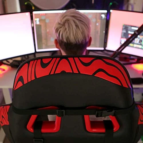 CLUTCH CHAIRZ Pewdiepie Chair - Ergonomic Gaming Chair, Video Game Chairs, Office Chair, High Chair And Lumbar Pillow For Computer Desk - Black - Throttle Seriesk - Black - Throttle Series 3 CLUTCH CHAIRZ Pewdiepie Chair - Ergonomic Gaming Chair, Video Game Chairs, Office Chair, High Chair And Lumbar Pillow For Computer Desk - Black - Throttle Seriesk - Black - Throttle Series - Image 3