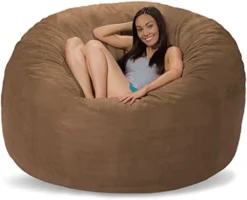 Comfy Sacks Memory Foam Bean Bag Chair, Merlot Cords -Amazon Basics Furniture Shop 41AI8Gwnj0L. AC
