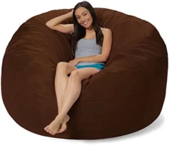 Comfy Sacks Memory Foam Bean Bag Chair, Merlot Cords -Amazon Basics Furniture Shop 41AMeU9GYwL. AC