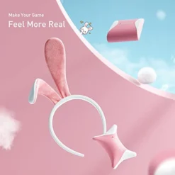 AutoFull C2 Pink Bunny Gaming Chair Cute Kawaii Gamer Chair For Girl Ergonomic Computer Gaming Chair With Lumbar Support PU Leather High Back Racing Gaming Chairs -Amazon Basics Furniture Shop 41AiZUhCW8L