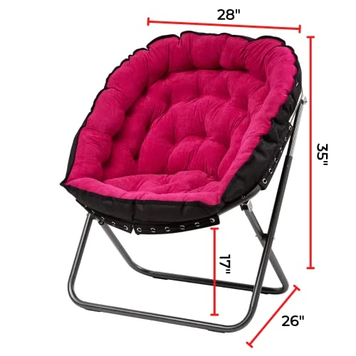DormCo Papasan Moon Chair - Pink 2 DormCo Papasan Moon Chair - Pink - Image 2