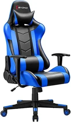 Devoko Ergonomic Gaming Chair Racing Style Adjustable Height High Back PC Computer Chair With Headrest And Lumbar Support Executive Office Chair (Red) -Amazon Basics Furniture Shop 41B5Uru1cXL. AC