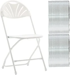 BTEXPERT White Plastic Folding Steel Frame Commercial High Capacity Event Chair Lightweight Wedding Party, Set Of 1 18 BTEXPERT White Plastic Folding Steel Frame Commercial High Capacity Event Chair Lightweight Wedding Party, Set Of 1 -Amazon Basics Furniture Shop 41BK8AtP42L. AC