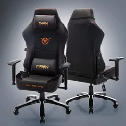 Big And Tall Gaming Chair 350lbs-Racing Computer Gamer Chair, Ergonomic High Back PC Chair With Wide Seat, Reclining Back, 3D Armrest For Adult -Amazon Basics Furniture Shop 41BRqKcuvHL