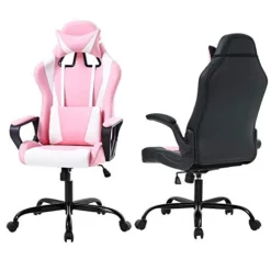 Ergonomic Office Chair Desk Gaming Chair PC Racing Chair High Back Executive Recliner Backrest And Seat Height Adjustable Swivel Rocker E-Sports Chair For Adults With Headrest And Lumbar Support 10 Ergonomic Office Chair Desk Gaming Chair PC Racing Chair High Back Executive Recliner Backrest And Seat Height Adjustable Swivel Rocker E-Sports Chair For Adults With Headrest And Lumbar Support -Amazon Basics Furniture Shop 41CYPpwKIeL