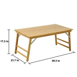 UNICOO - Bamboo Rectangular Folding Table Children's Art Craft Study Activity Table, Picnic Table, And Entertainment Table. (Table Only) 8 UNICOO - Bamboo Rectangular Folding Table Children's Art Craft Study Activity Table, Picnic Table, And Entertainment Table. (Table Only) -Amazon Basics Furniture Shop 41CnWyUvMdL