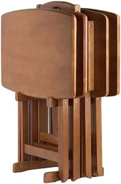 Winsome Wood Dylan Snack Table Teak -Amazon Basics Furniture Shop 41CyXrFJXyL. AC