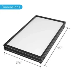 DJ Booth Foldable Cover Screen - Portable Event Facade Front Board Video Light Projector (White) & Lifetime Height Adjustable Craft Camping And Utility Folding Table, 4 Foot, 4'/48 X 24, White Granite -Amazon Basics Furniture Shop 41D1Un8Hr8L